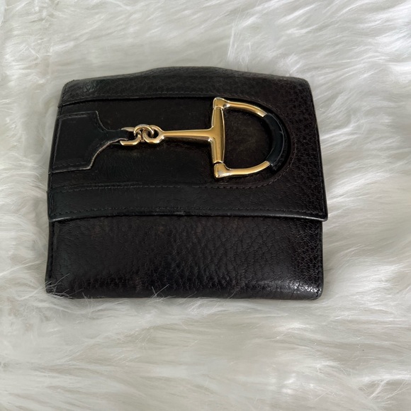 Gucci Vintage Horsebit Leather Wallet – Authenticated & Timeless Classic 🖤 - Picture 2 of 8